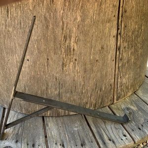 Double width solid steel scaffold board shelf brackets (pair)