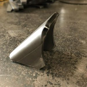 Metal Lambretta frame strengthening gusset title