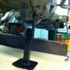 Heavy duty Lambretta rear wheel stand for changing the rear wheel. title