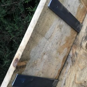Alternative view of Solid steel scaffold board shelf brackets (pair)