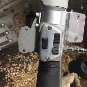 Lambretta GP stainless steel mounting bracket for the Trail Tech temperature gauge. title