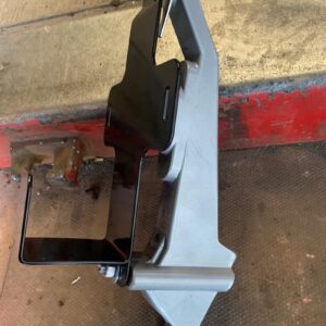 Black powder coated vintage oil can holder