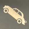 Stainless steel Morris Minor keyring