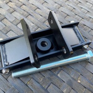 Folding Lambretta clutch compressor tool shown in a folded position
