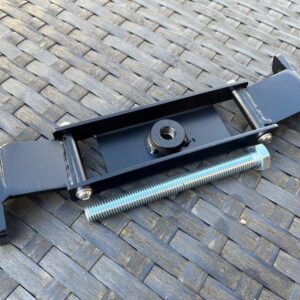 Folding Lambretta clutch compressor tool shown in an opened out position