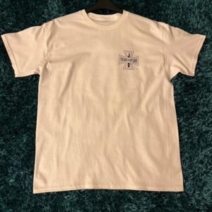 Back of the white Taildragger t-shirt